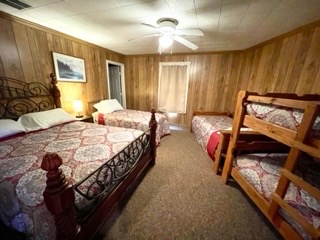 king full and bunkbeds